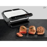 Tefal Optigrill Elite GC750D grill à contact électrique Argent/Noir, Acier inoxydable