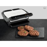 Tefal Optigrill Elite GC750D grill à contact électrique Argent/Noir, Acier inoxydable