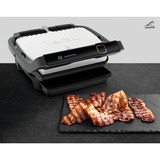 Tefal Optigrill Elite GC750D grill à contact électrique Argent/Noir, Acier inoxydable