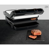 Tefal Optigrill Elite GC750D grill à contact électrique Argent/Noir, Acier inoxydable