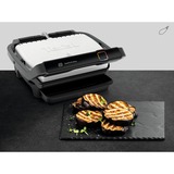 Tefal Optigrill Elite GC750D grill à contact électrique Argent/Noir, Acier inoxydable