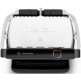 Tefal Optigrill Elite GC750D grill à contact électrique Argent/Noir, Acier inoxydable