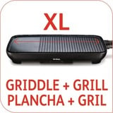 Tefal Plancha Malaga TG3918 barbecue électrique Noir