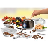 Unold 48667 0.25L appareil à fondue, raclette et wok Marron/Argent, 0,25 L, Noir, Rond, 0,9 m, 25 °C, Aluminium