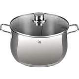 WMF 07.3008.6040 lot de casseroles, Ensemble de pot Acier inoxydable, Acier inoxydable, Acier inoxydable, Acier inoxydable, Acier inoxydable, Verre, 250 °C