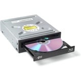 Hitachi-LG Data Storage Graveur Blu-ray Super Multi Noir, Noir, Plateau, Bureau, Blu-Ray RW, SATA, 60000 h, En vrac