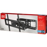 One for all WM 4661 support pour téléviseur 2,13 m (84") Noir, Support mural Noir, 81,3 cm (32"), 2,13 m (84"), 200 x 200 mm, 600 x 400 mm, 0 - 20°, Noir