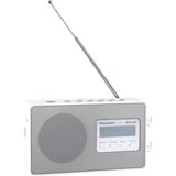 Panasonic RF-D10 Personnel Numérique Blanc Radio portable Blanc, Personnel, Numérique, DAB,DAB+,FM, 87,5 - 108 MHz, 2 W, Plat