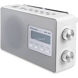 Panasonic RF-D10 Personnel Numérique Blanc Radio portable Blanc, Personnel, Numérique, DAB,DAB+,FM, 87,5 - 108 MHz, 2 W, Plat