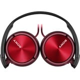 Sony MDR-ZX310R Casque Pliable  over-ear Rouge/Noir, Avec fil, 10 - 24000 Hz, Musique, 125 g, Écouteurs, Rouge