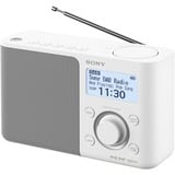 Sony XDR-S61D Personnel Blanc Radio portable Blanc, Personnel, DAB,DAB+,FM,PLL, 87,5 - 108 MHz, 1-voie, 8 cm, LCD