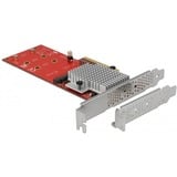 DeLOCK 90305 carte et adaptateur d'interfaces Interne M.2 PCIe, M.2, Profil bas, PCIe 3.0, Asmedia ASM2824, 32 Gbit/s