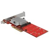 DeLOCK 90305 carte et adaptateur d'interfaces Interne M.2 PCIe, M.2, Profil bas, PCIe 3.0, Asmedia ASM2824, 32 Gbit/s