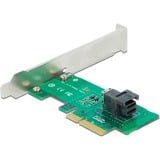 DeLOCK 90437 carte et adaptateur d'interfaces, Carte d'interface PCIe, Profil bas, PCIe 4.0, 5 - 50 °C, -25 - 70 °C, 15 - 90%