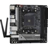 ASRock Asro B550M-ITX/ac carte mère socket AM4 Noir/gris, RAID, Gb-LAN, Sound, Mini-ITX