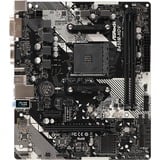 ASRock B450M-HDV R4.0, Socket AM4 carte mère RAID, Gb-LAN, Sound, µATX