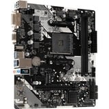 ASRock B450M-HDV R4.0 carte mère socket AM4 RAID, Gb-LAN, Sound, µATX