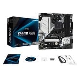 ASRock B550M Pro4 carte mère socket AM4 RAID, Gb-LAN, Sound, ATX