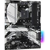 ASRock B550 Pro4 carte mère socket AM4 Noir/Argent, RAID, Gb-LAN, Sound, ATX