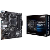 ASUS PRIME B550M-K carte mère socket AM4 Noir/Blanc, RAID, Gb-LAN, Sound, µATX