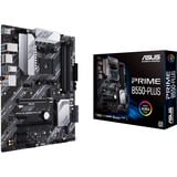 ASUS PRIME B550-PLUS carte mère socket AM4 Noir/Argent, RAID, Gb-LAN, Sound, ATX