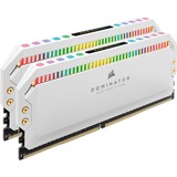 Corsair 16 Go DDR4-3200 Kit, Mémoire vive Blanc, CMT16GX4M2Z3200C16W, Dominator Platinum RGB, XMP 2.0, AMD Ryzen Optimisé