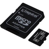 Kingston Canvas Select Plus microSD 32 Go, Carte mémoire Noir, SDCS2/32GB, Class 10 UHS-I A1, Incl. Adaptateur