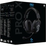 Logitech Pro X Casque Arceau Noir casque gaming over-ear Noir, Casque, Arceau, Jouer, Noir, Binaural, Rotatif