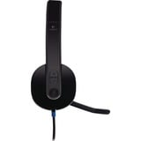 Logitech USB Headset H540 casque on-ear Noir, Vente au détail