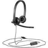 Logitech USB Stereo Headset H570e casque on-ear Noir