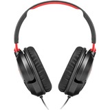 Turtle Beach TB043101 Binaural Bandeau Noir, Rouge Casque audio casque gaming over-ear Noir, console de jeux, Binaural, Bandeau, Noir, Rouge, mousse, Faux cuir, Xbox One, PlayStation 4