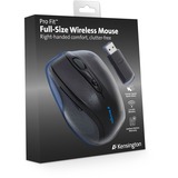 Kensington Pro Fit Wireless Full Size, Souris Noir, 800 - 1600 dpi