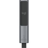 Logitech Spotlight télécommande Bluetooth/RF Gris, Présentateur Bluetooth/RF, USB, 30 m, Gris