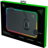 Razer Firefly v2, Tapis de souris gaming Noir, LED RGB