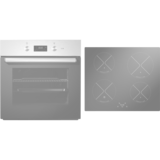 Bosch HEG578BB4, Jeu de cuisinière Noir/en acier inoxydable