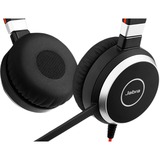 Jabra Evolve 40 MS Duo casque on-ear Noir/Argent