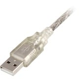 DeLOCK USB-A 2.0 > USB-B, Câble Transparent,  0,5 mètres