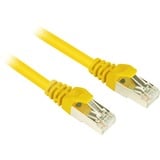 Sharkoon Câble RJ45  Cat.6 SFTP Jaune, 1 Mètre