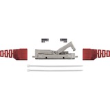 goobay 79577 accessoire de câble, Raccord Gris/Rouge, Gris, Rouge, 250 MHz, IDC, CE, 65 mm, 11 mm