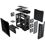 ASUS TUF GT501 boîtier midi tower Noir | 2x USB-A | RGB | Window