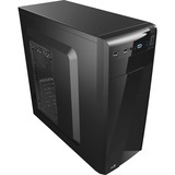 Aerocool CS‐1101 Midi Tower Noir, boîtier pc Noir | 3x USB-A