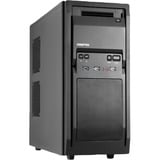 Chieftec LF-02B-OP unité centrale Midi Tower Noir, boîtier pc Noir | 3x USB-A