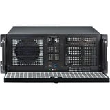 Chieftec UNC-411E-B unité centrale Support Noir, Argent 400 W boîtier rack Noir | 2x USB-A