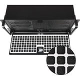 Chieftec UNC-411E-B unité centrale Support Noir, Argent 400 W boîtier rack Noir | 2x USB-A