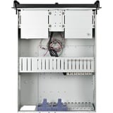 Chieftec UNC-411E-B unité centrale Support Noir, Argent 400 W boîtier rack Noir | 2x USB-A