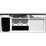 Chieftec UNC-411E-B unité centrale Support Noir, Argent 400 W boîtier rack Noir | 2x USB-A