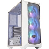 Cooler Master MasterBox TD500 Mesh Midi Tower Blanc, boîtier pc Blanc | 2x USB-A | RGB | Verre Trempé