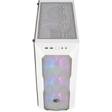 Cooler Master MasterBox TD500 Mesh Midi Tower Blanc, boîtier pc Blanc | 2x USB-A | RGB | Verre Trempé