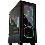 Enermax StarryFort SF30 Tower Noir boîtier midi tower Noir | 2x USB-A | RGB | Window