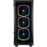 Enermax StarryFort SF30 Tower Noir boîtier midi tower Noir | 2x USB-A | RGB | Window